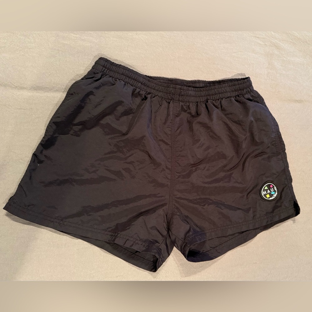 Maui and Sons Black Swim Hybrids